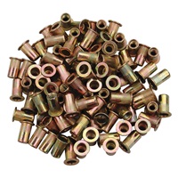 10-24 Zinc-Plated Steel Rivet Nuts - 100Pk